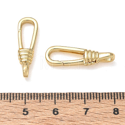 Brass Gate Ring Clasp
s KK-CBA50B0-39G-1