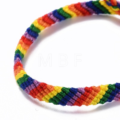Rainbow Pride Bracelet BJEW-F419-09-1