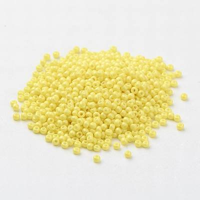 11/0 Grade A Baking Paint Glass Seed Beads X-SEED-N001-A-1065-1