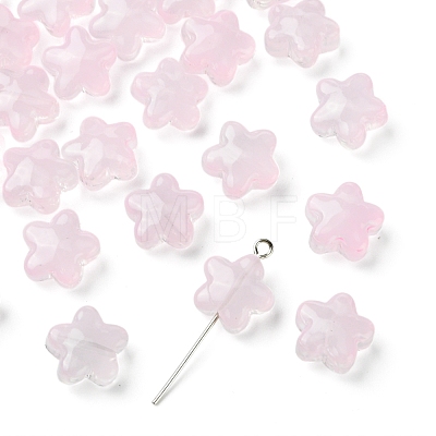 30Pcs Baking Paint Glass Beads GLAA-FS0001-99I-1