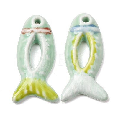 Handmade Porcelain Big Pendants PR-CBA26C9-02E-1