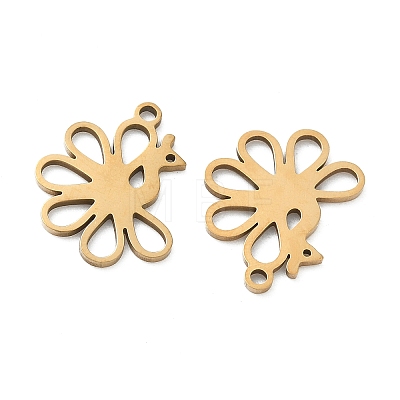 201 Stainless Steel Pendants STAS-F337-08G-1