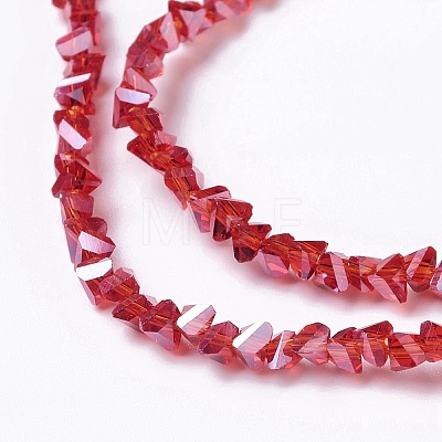 Transparent Glass Beads Strands GLAA-H022-09A-1