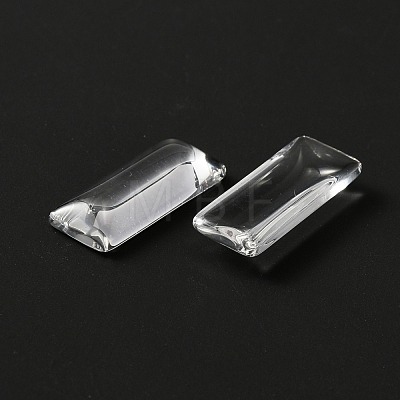 Transparent Glass Cabochons GLAA-SZC0001-02-1