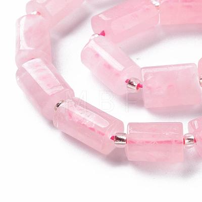 Natural Rose Quartz Beads Strands G-S345-8x11-014-1