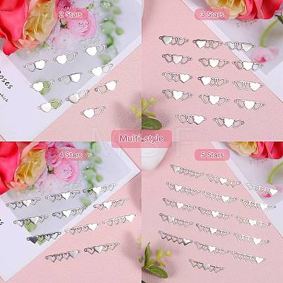 10Pcs Stainless Steel Connector Charms STAS-SZ0003-17D-1