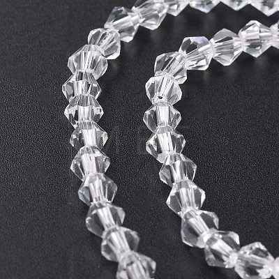 Imitate Austrian Crystal Bicone Glass Beads Strands LS-GLAA-F029-4x4mm-13-1