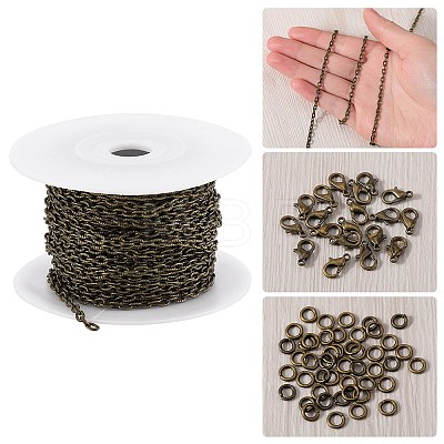 SUNNYCLUE DIY Chain Bracelet Necklace Making Kit DIY-SC0023-71-1