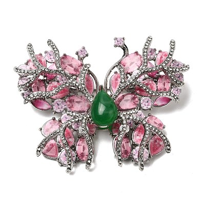 Butterfly Resin Pins JEWB-L026-05P-01-1