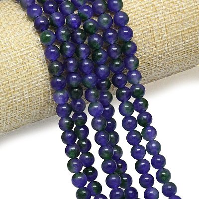 Natural Malaysia Jade Beads Strands G-B165-C02-4mm-1