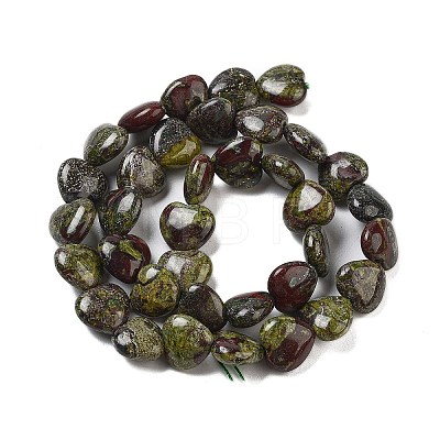 Natural Dragon Blood Beads Strands G-B022-38C-1