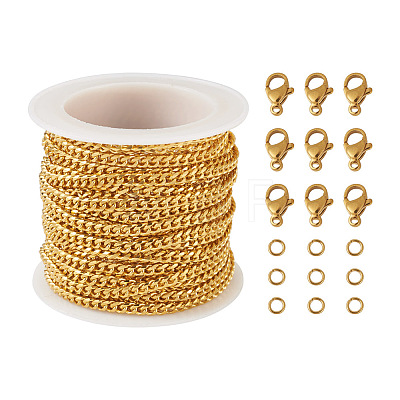  DIY Chain Bracelet Necklace Making Kit DIY-PJ0001-37-1