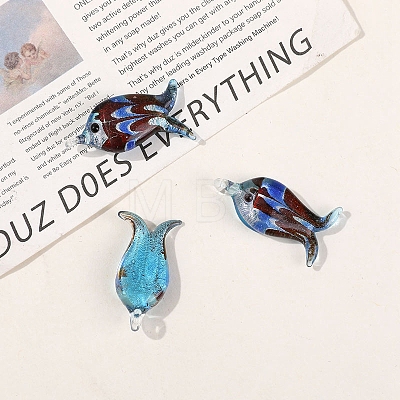 Handmade Lampwork Pendants PW-WG20591-01-1