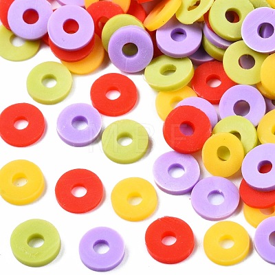 Handmade Polymer Clay Beads CLAY-T019-02B-40-1