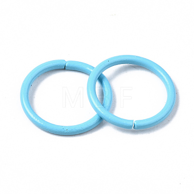 Spray Painted Iron Linking Rings IFIN-T017-03-1