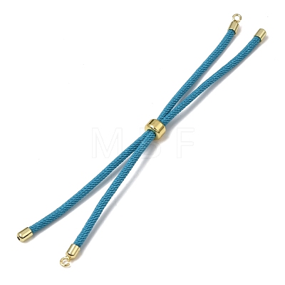 3MM Adjustable Round Nylon Braided Cord Bracelet Making FB-CBAA152-04G-37-1