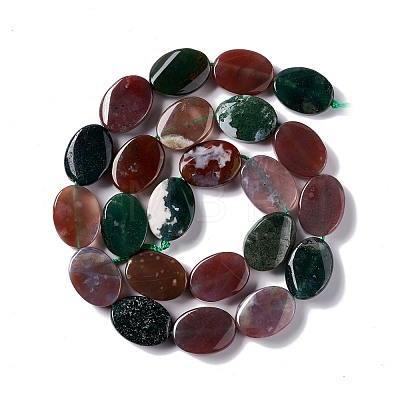 Natural Indian Agate Beads Strands G-M208-15-1