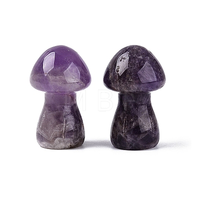Natural Amethyst Mushroom Display Decorations G-Q602-03L-1
