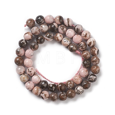 Natural Rhodonite Beads Strands G-K332-A01-02-1