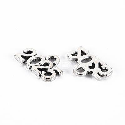 Tibetan Style Alloy Charms X-TIBE-S323-110AS-RS-1
