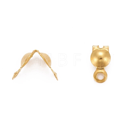 Brass Bead Tips KK-N0070-03G-1