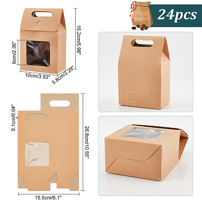 Kraft Paper Gift Box CON-WH0087-90A-1
