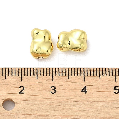 Rack Plating Brass Beads KK-F863-09G-1