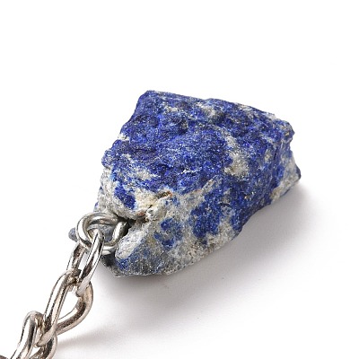 Natural Lapis Lazuli Keychain G-E155-04P-05-1