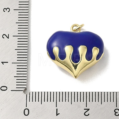 Rack Plating Brass Enamel Pendants KK-S366-05G-05-1