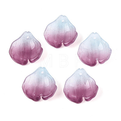 Transparent Glass Pendants GLAA-T030-05-05-1