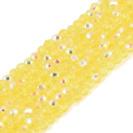 Transparent Glass Beads Strands LS-EGLA-N028-01A-A08-1