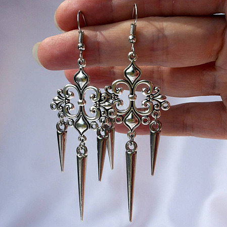 Punk Style Gothic Zinc Alloy Dangle Earrings FS-WGB2001-01-1