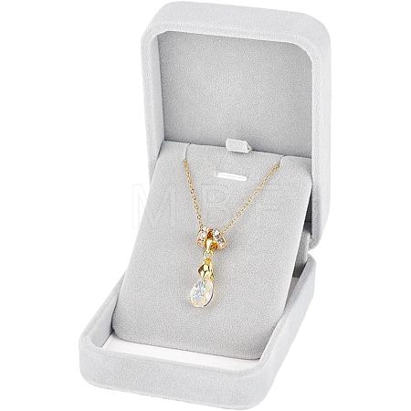 Velvet Pendant Box CON-WH0088-35C-1