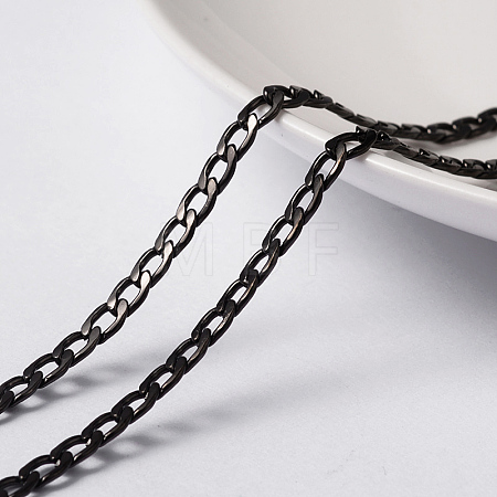 3.28 Feet 304 Stainless Steel Twisted Chain Curb Chains X-CHS-H007-29B-1