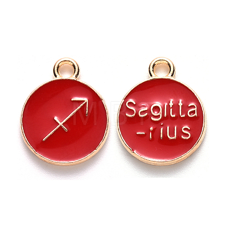 Alloy Enamel Pendants LS-X-ENAM-S124-01A-07F-1