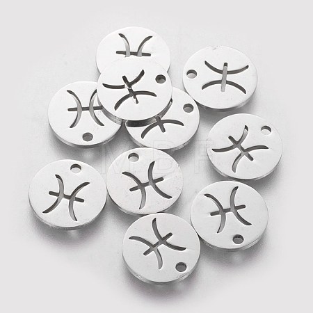 Non-Tarnish 304 Stainless Steel Charms STAS-Q201-T095-12-1