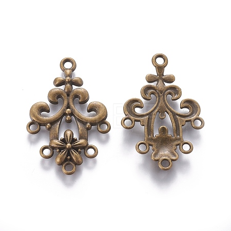 Tibetan Style Alloy Chandelier Component EA8536Y-AB-1