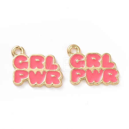 Alloy Enamel Charms ENAM-G201-01LG-B-1