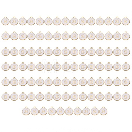 Golden Plated Enamel Alloy Charms ENAM-SZ0001-26A-S-1