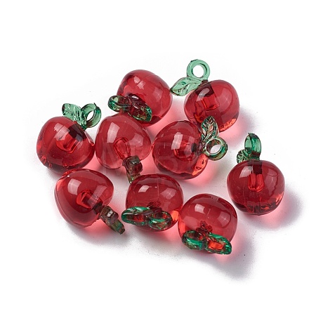Transparent Korea Acrylic Pendants OACR-L009-H01-1