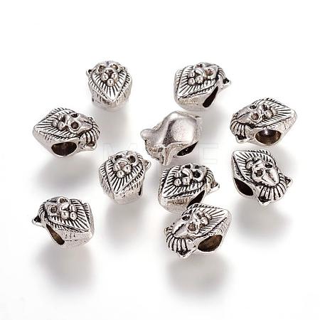Alloy European Beads MPDL-6633-AS-R-1