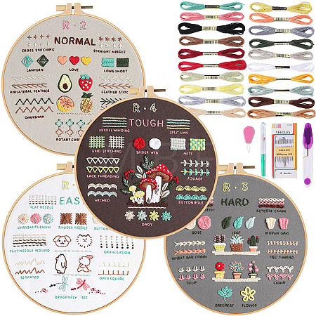 DIY Embroidery Kits For Beginner DIY-WH20011-73G-1
