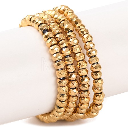 Electroplated Synthetic Non-magnetic Hematite Beads Strands X-G-H027-E01-02-1