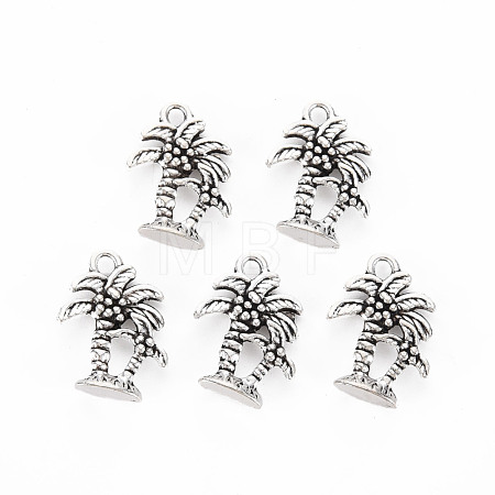 Tibetan Style Alloy Pendants TIBE-S320-201AS-1