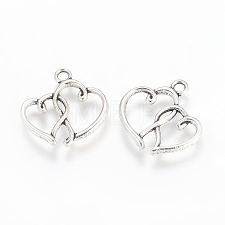 Tibetan Style Alloy Pendants TIBEP-21057-AS-NR-1