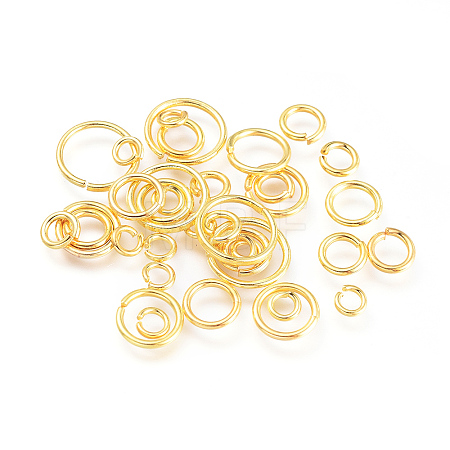 Brass Open Jump Rings KK-JQ0001-01G-1