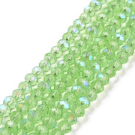 Electroplate Glass Beads Strands X1-EGLA-A034-T4mm-L17-1