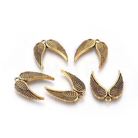 Tibetan Style Alloy Pendants TIBEP-15388-AG-RS-1
