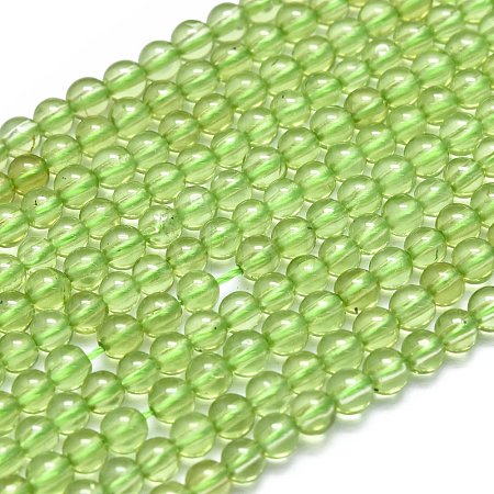 Natural Peridot Beads Strands G-K305-02-A-1