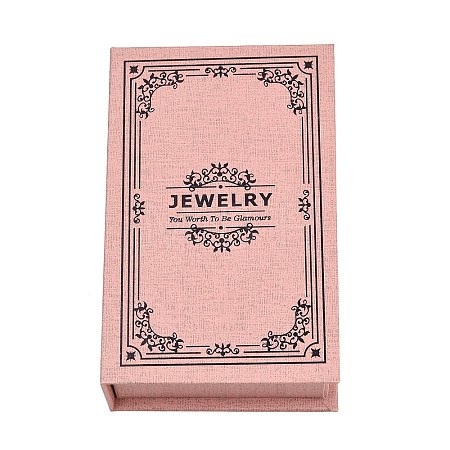 Floral Printed Paper Jewelry Display Magnetic Cases CON-K015-03B-01-1